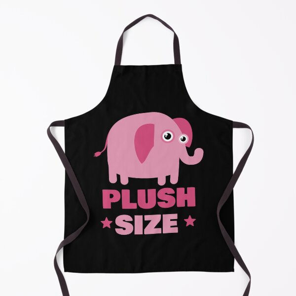 Item preview, Plush Size Cute Pink Elephant – Body Positive Kawaii designed and sold by chaaval.