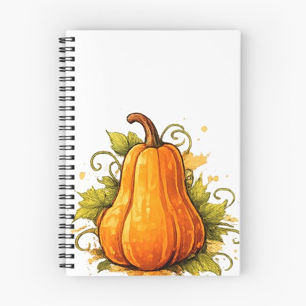 Item preview, Autumn Orange Pumpkin Harvest Illustration designed and sold by BetweenForms.