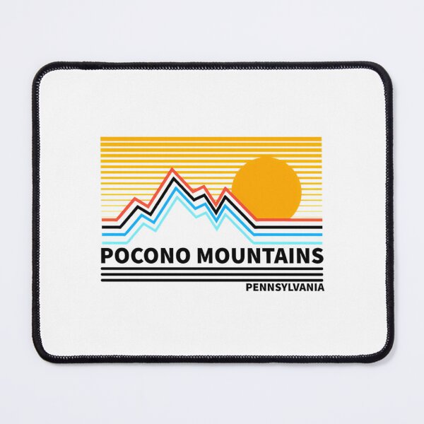 Item preview, Pocono Mountains Pennsylvania Vintage Retro Hiking Adventure Skiing designed and sold by landryrestrepo.