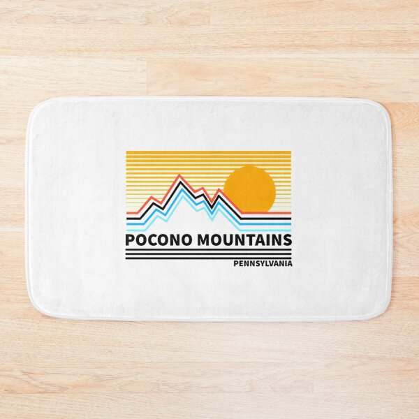 Item preview, Pocono Mountains Pennsylvania Vintage Retro Hiking Adventure Skiing designed and sold by landryrestrepo.