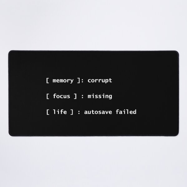 Item preview, Memory Corrupt Focus Missing Life Autosave Failed - Funny ADHD AuDHD designed and sold by Neurospicy Trolls.