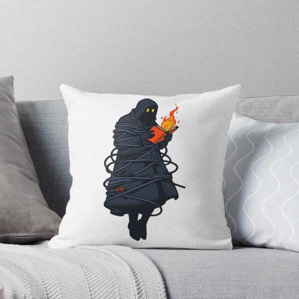 Item preview, Mysterious Hooded Figure Reading Burning Book designed and sold by fhcpod.