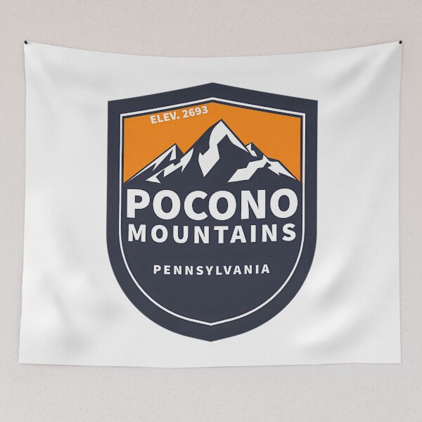 Item preview, 24838 Pocono Mountains Pennsylvania Vintage Retro Travel Hiking Snowboarding Adventure Skiing Mountain designed and sold by landryrestrepo.