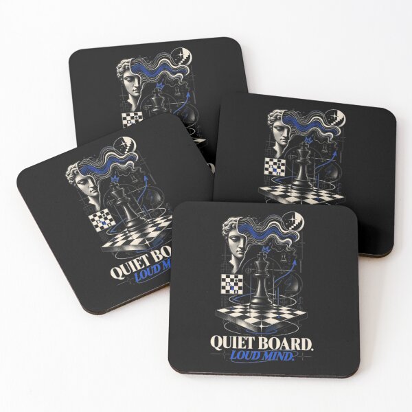 Item preview, Quiet Board Loud Mind Chess Player designed and sold by KnightVibe.