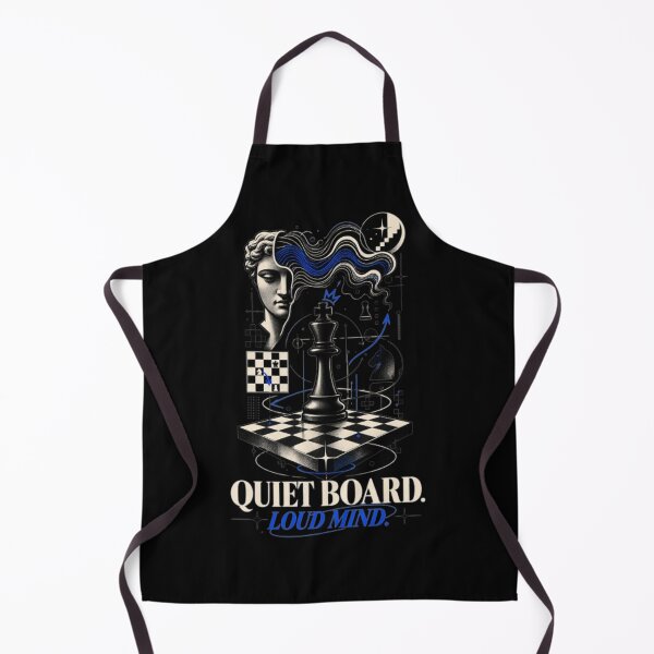 Item preview, Quiet Board Loud Mind Chess Player designed and sold by KnightVibe.