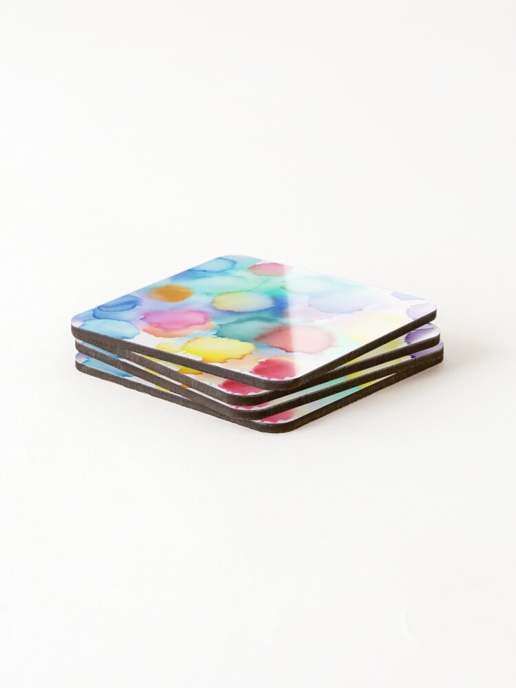 Thumbnail 4 of 5, Coasters (Set of 4), Color explosion pattern designed and sold by JALNERVION.