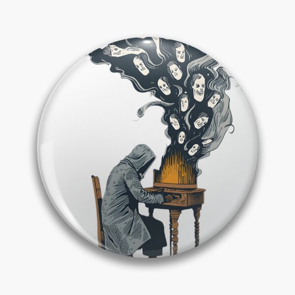 Item preview, Surreal Writer Releasing Phantoms from Typewriter designed and sold by fhcpod.