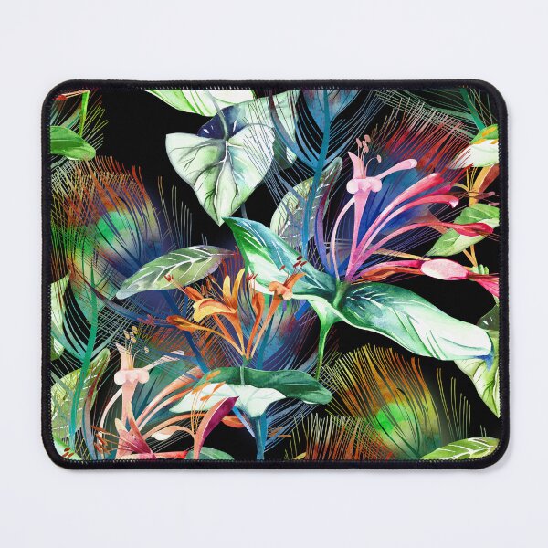 Item preview, "Vibrant Tropical Jungle Watercolor Floral Composition" designed and sold by Johnnies.