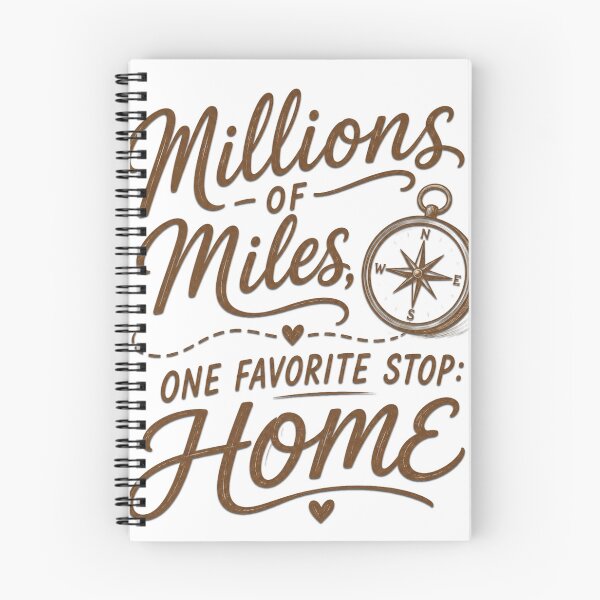 Item preview, Millions of Miles One Favorite Stop Home - Vintage Trucker Travel Gift designed and sold by Haque Desigens.