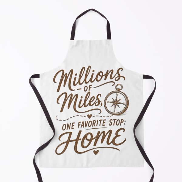 Item preview, Millions of Miles One Favorite Stop Home - Vintage Trucker Travel Gift designed and sold by Haque Desigens.