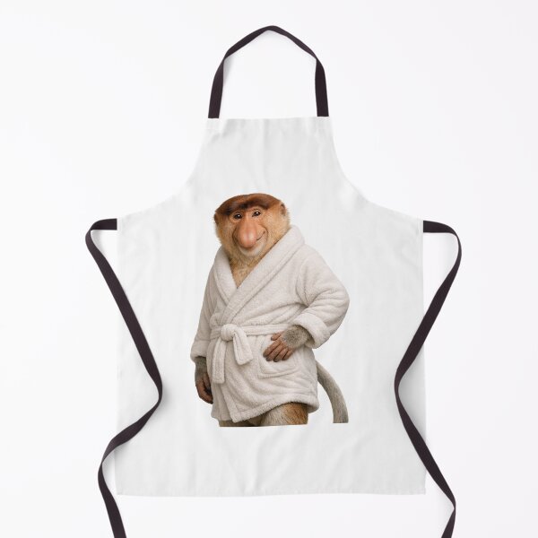 Item preview, Relaxing Bathrobe Proboscis Monkey designed and sold by Sillytoe.