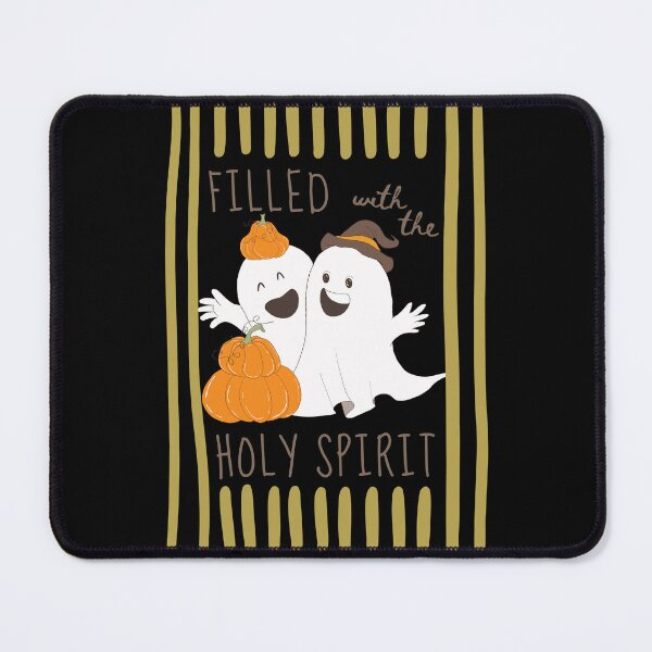 Item preview, Cute Vintage Halloween Ghost and Pumpkins, Holy Spirit Filled Christian, Spooky Season Autumn  designed and sold by Forevermore.