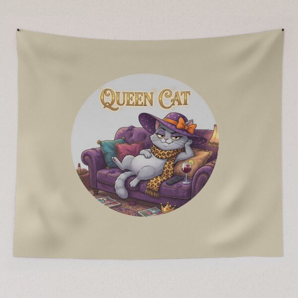Item preview, Drama Queen Cat – Head of the House designed and sold by design-rebell.