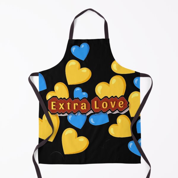 Item preview, Extra Love – Blue & Yellow Hearts Down Syndrome Awareness Design designed and sold by Cartoon art with a purpose ❤️ Supporting Althea’s friends .
