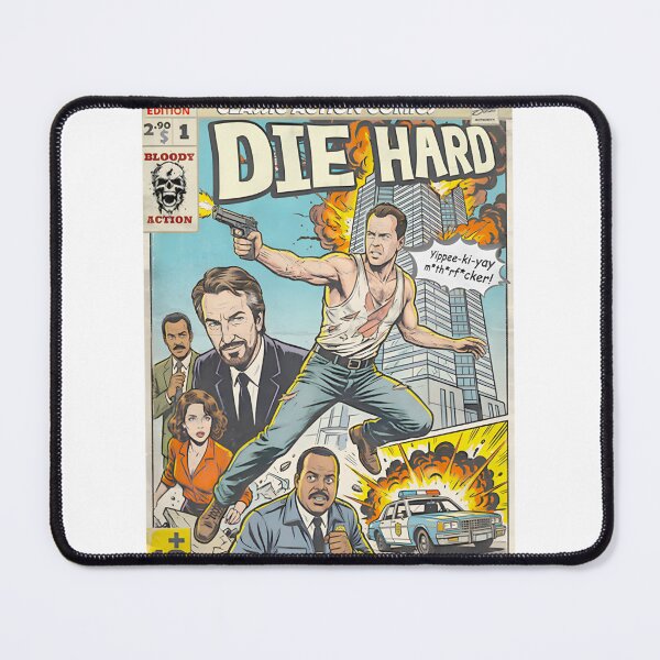 Item preview, Die Hard Vintage Comic Style - 80S Movie Poster ⭐⭐⭐⭐⭐ designed and sold by farmerjohn23.
