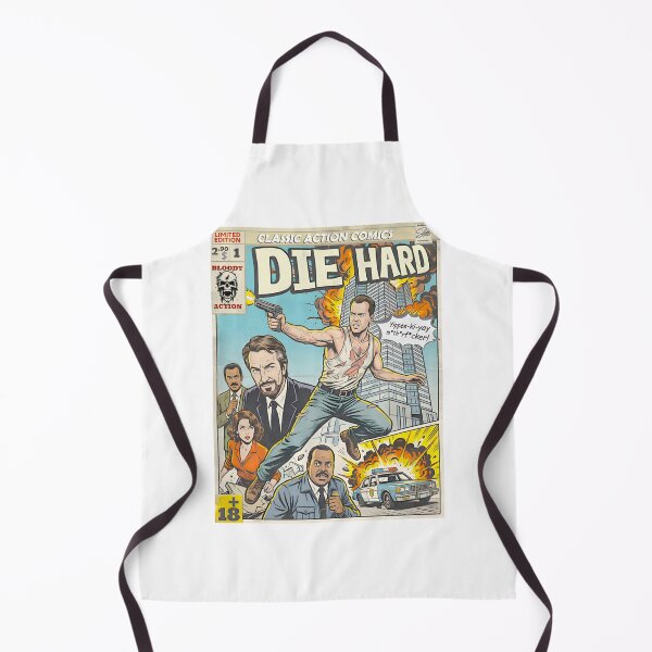 Item preview, Die Hard Vintage Comic Style - 80S Movie Poster ⭐⭐⭐⭐⭐ designed and sold by farmerjohn23.