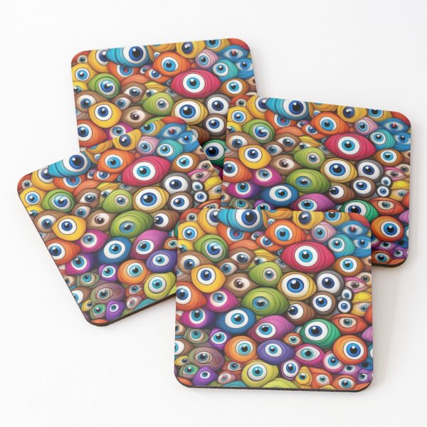 Item preview, Abstract Eyed pattern in frame designed and sold by JALNERVION SHOP.