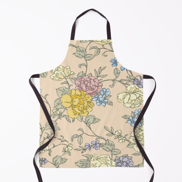 Item preview, Vintage Pastel Floral Seamless Pattern on Soft Peach Background designed and sold by Johnnies.