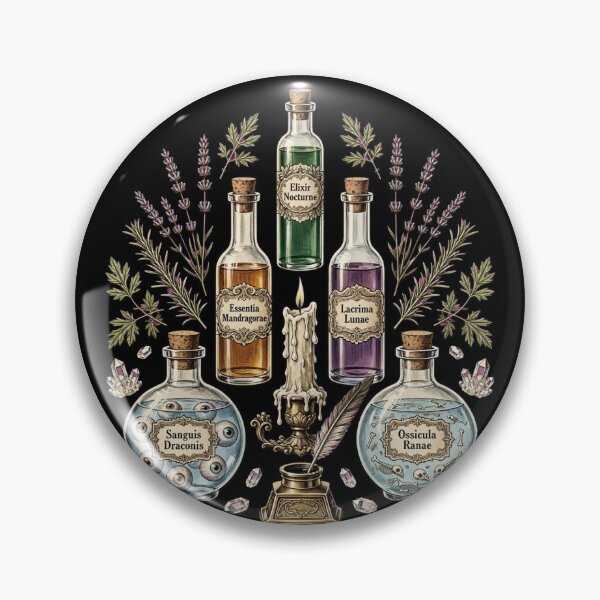 Item preview, Dark Academia Apothecary - Elixirs, Potions and Witch Herbs designed and sold by Neurospicy Trolls.