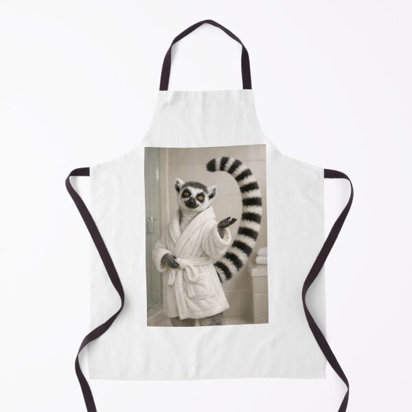 Item preview, Cozy Bathrobe Ring Tailed Lemur designed and sold by Sillytoe.