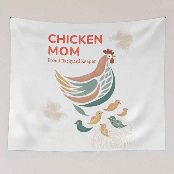 Item preview, Chicken Mom  Minimalist Style designed and sold by Bennie Singh.