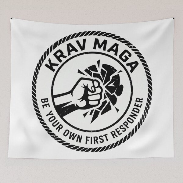 Item preview, Krav Maga Martial Arts Tee Poster Fan Art Original Custom Vintage Poster Wall Tee Design designed and sold by Cool Robot Bro..