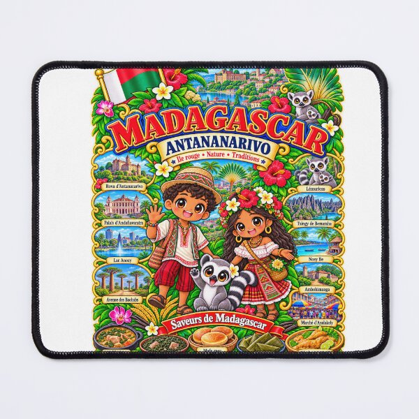 Item preview, Madagascar Antananarivo – Kawaii Trip, Malagasy Culture and Flavors of Madagascar designed and sold by Cifi64.