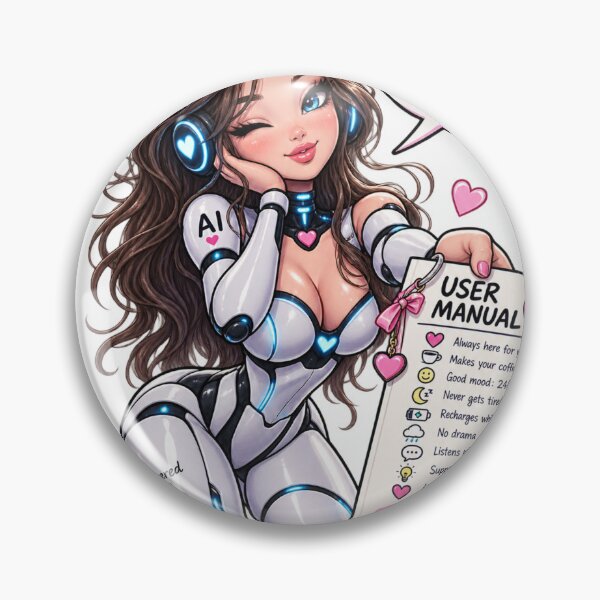 Item preview, AI Girlfriend – I Will Love You Forever User Manual designed and sold by IrynaLineArt.