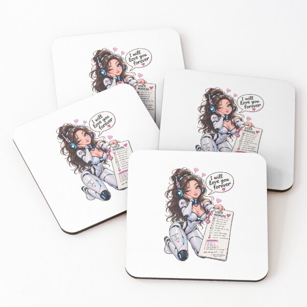 Item preview, AI Girlfriend – I Will Love You Forever User Manual designed and sold by IrynaLineArt.