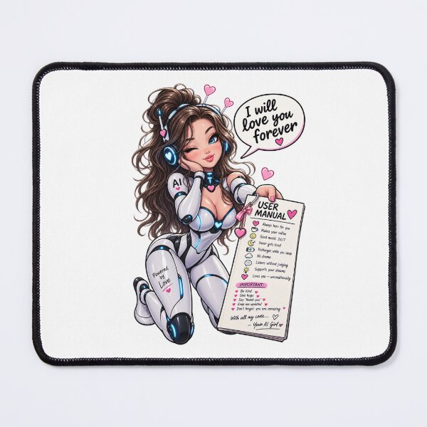 Item preview, AI Girlfriend – I Will Love You Forever User Manual designed and sold by IrynaLineArt.