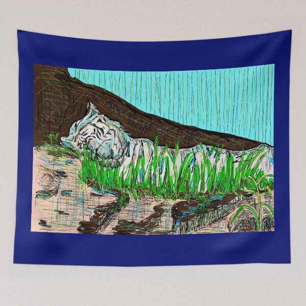 Item preview, The tired old sad tiger designed and sold by SHARON NAKAR.