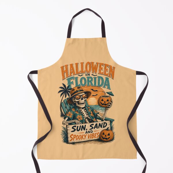 Item preview, Sun, sand and spooky vibes - Halloween in Florida designed and sold by ParadoxParadox.