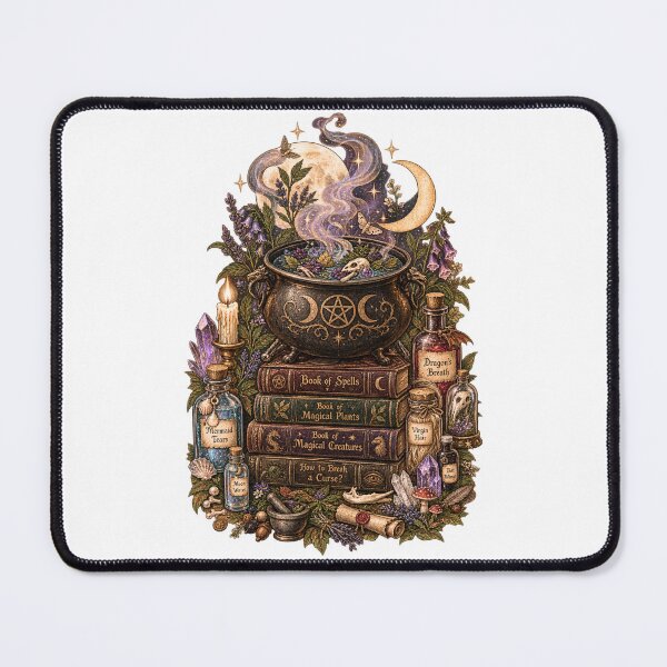 Item preview, Witch's Cauldron - Dark Academia Spell Books & Potions designed and sold by Neurospicy Trolls.