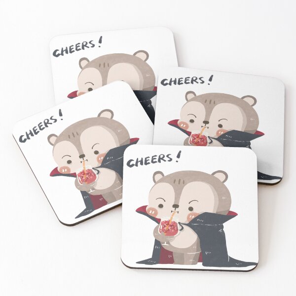 Item preview, Vampire Chipmunk Cheers Drink designed and sold by Mollyluo-Drawss.
