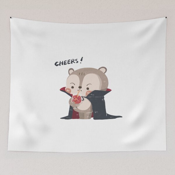 Item preview, Vampire Chipmunk Cheers Drink designed and sold by Mollyluo-Drawss.