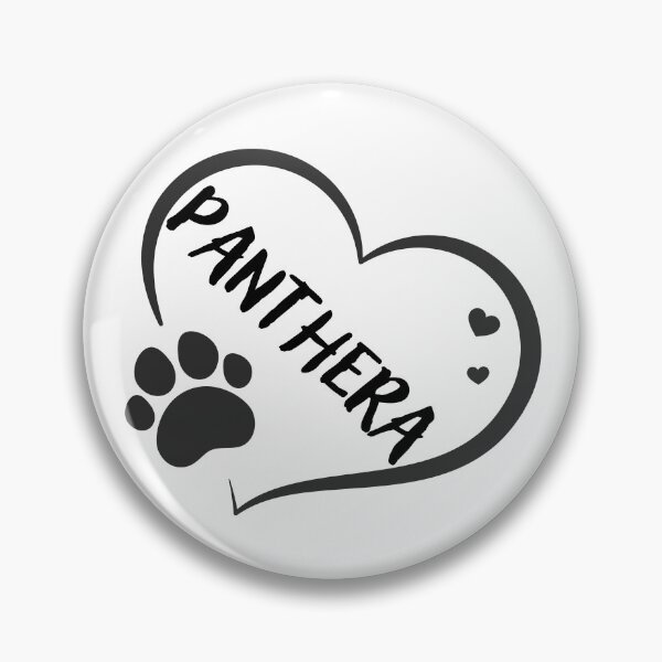Item preview, Panthera cat in a heart with a paw, great gift for dog or cat owners  designed and sold by OCS1337.