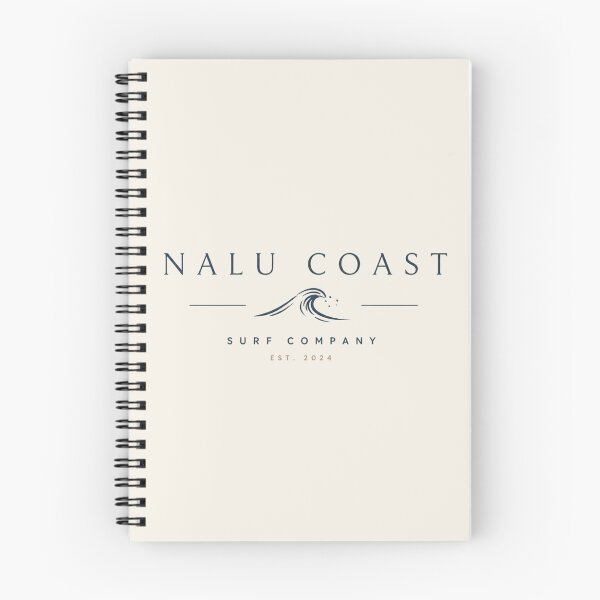 Item preview, Nalu Coast Surf Company Minimalist Surf Logo | Ocean Wave Beach designed and sold by Nalu Coast.