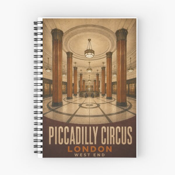 Item preview, Piccadilly Circus Station - Vintage London Underground Poster designed and sold by Earth Celebration Designs.