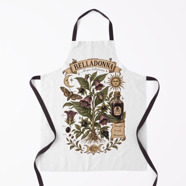 Item preview, Belladonna - Atropa Belladonna Vintage Botanical - Dark Academia designed and sold by Neurospicy Trolls.