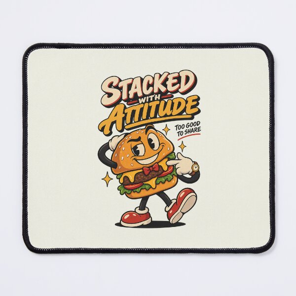 Item preview, The Burger With Attitude designed and sold by HoopeStylee.