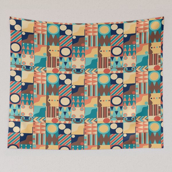 Item preview, Retro Quilt 1 (Small Pattern) designed and sold by SyPhelan.