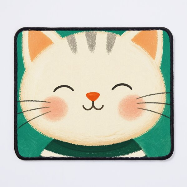 Item preview, Cute Hand Drawn Animal – Cozy Whimsical Illustration cat designed and sold by Rooted & Co.