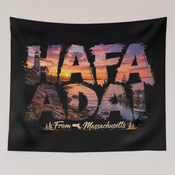 Item preview, Håfa Adai from Massachusetts: New England Coastal Glow designed and sold by BlissBlvdShop.