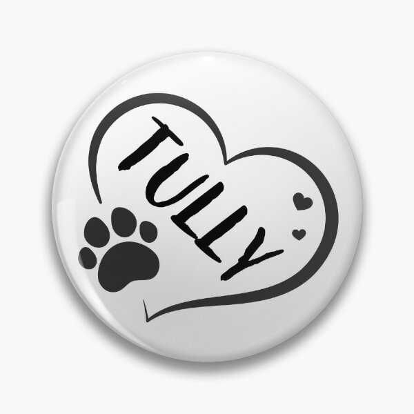 Item preview, Tully cat in a heart with a paw, great gift for dog or cat owners  designed and sold by OCS1337.