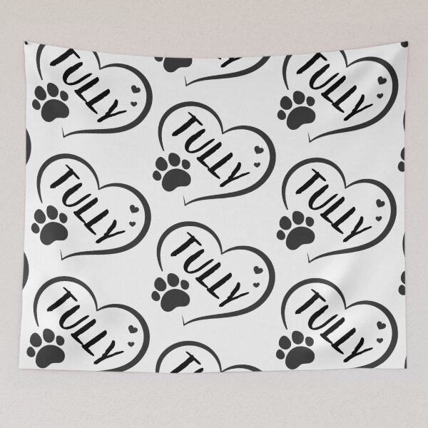 Item preview, Tully cat in a heart with a paw, great gift for dog or cat owners  designed and sold by OCS1337.