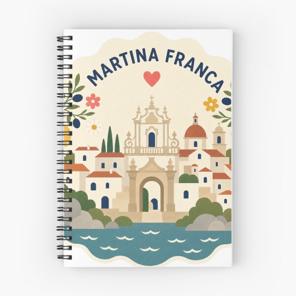 Item preview, Martina Franca Italy Travel Souvenir Modern Folk Art designed and sold by VisualArtsOasis.
