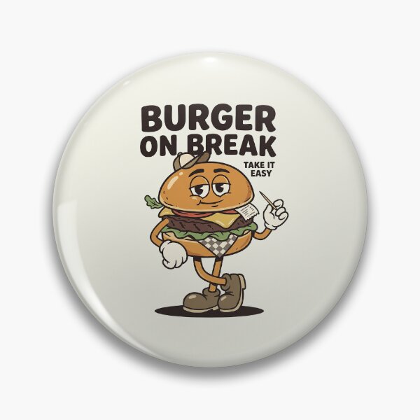 Item preview, Laid Back Burger Wearing a Sideways Cap designed and sold by HoopeStylee.