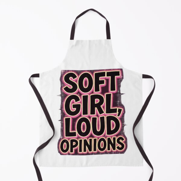 Item preview, Soft Girl Loud Opinions Edgy Y2k Typography designed and sold by LC&LCPlatform.