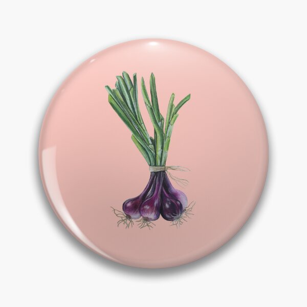 Item preview, Watercolor Purple Scallion designed and sold by TheArtFoodie.