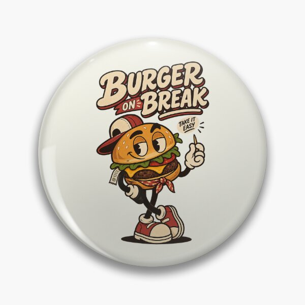 Item preview, Retro Rebel Cheeseburger with Toothpick designed and sold by HoopeStylee.